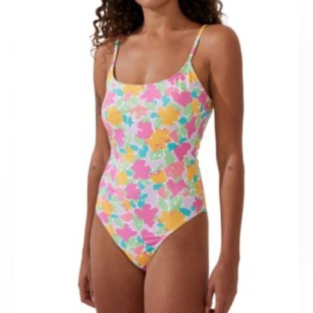 Cotton On Pink Celeste Cheeky Hi Cut Back One Piece Swimsuit NWT M #2160